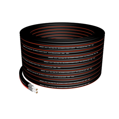 Germany B.E.S.T Solarkabel Duplex PV Kabel 6mm2 50m Schwarz-Rot