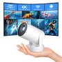 Salange Mini Beamer FHD 1080P Smart Android 11.0 Drehbar. Kompakter, drehbarer Projektor für FHD-Streaming.
