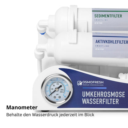 OsmoFresh Smartline Gold Direct Flow Umkehrosmoseanlage - 125 GPD