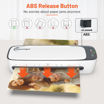 Laminiergerät 9-in-1 A3/A4 inkl. Papierschneider, Abrunder + 25 Folien