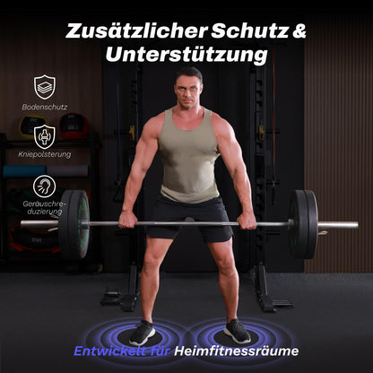 AIRHOP Fitness Puzzlematte 12er-Set 60x60x1.4cm Schwarz
