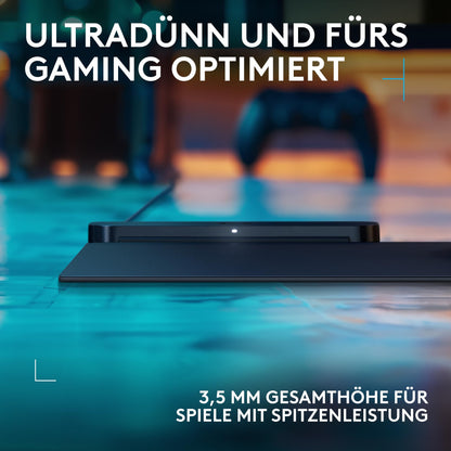 Logitech G POWERPLAY 2 Kabelloses Gaming Mauspad - Schwarz