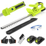 VOERJIA Akku Heckenschere 20 Zoll, 750 W, 21 V, 2 x 2000 mAh Akkus – 50 cm Dual-Action-Klinge