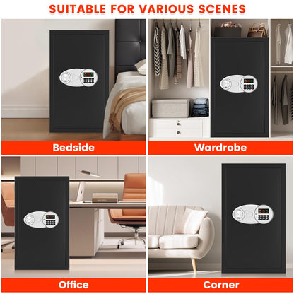 Feuerfester Digital Tresor 85L – Elektronischer Möbeltresor Safe