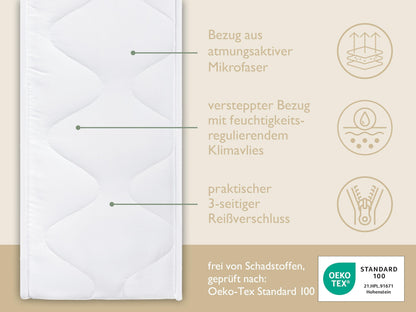 Badenia Trendline BT100 Duo XXL 7-Zonen Matratze - H2/H3 100x200 cm