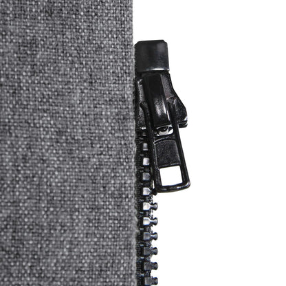 hjh OFFICE Mobile Akustik Trennwand - 2er Set Dunkelgrau 177x60cm