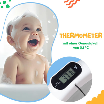 moovkee. Faltbare Stand-Babybadewanne 80cm für Neugeborene