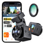 VANTRUE E1 Pro 4K HDR Dashcam mit STARVIS 2, GPS und Sprachsteuerung, Mini-Design mit Display