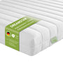 DREAMSTAR Easy Flex 7-Zonen Kaltschaummatratze - H2/H3, 180x200 cm. Rechteckige Matratze, heller Bezug. Für körpergerechte Lagerung.