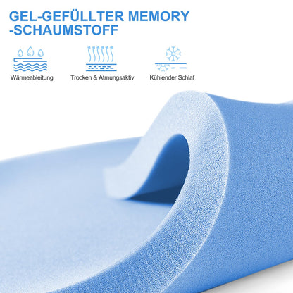 Hiimgo 7-Zonen Kaltschaummatratze – 90x200 H2 18cm