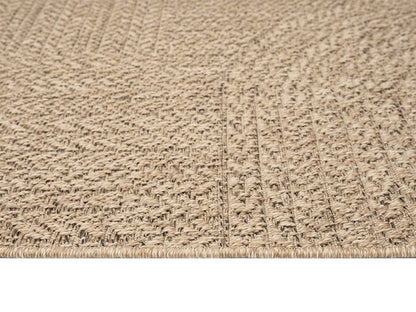the carpet Kansas Outdoor-Teppich im Jute-Look, Nature, 140 x 200 cm
