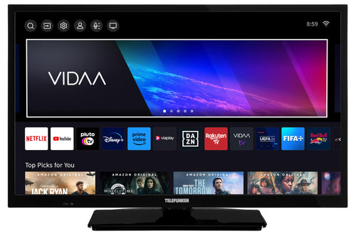 TELEFUNKEN XH24VP550M 24 Zoll Smart HD LED TV – schwarz