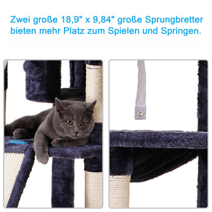 Hey-brother EMPJ034G Kratzbaum XXL 180 cm – Rauchgrau