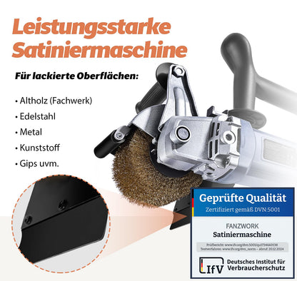 FANZWORK V2 Satiniermaschine 1500W - Oberflächenrenovierung