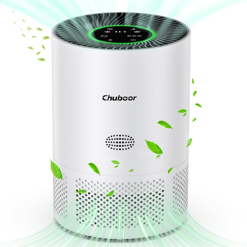 Chuboor Luftreiniger Allergiker – HEPA Filter CADR 185m³/h