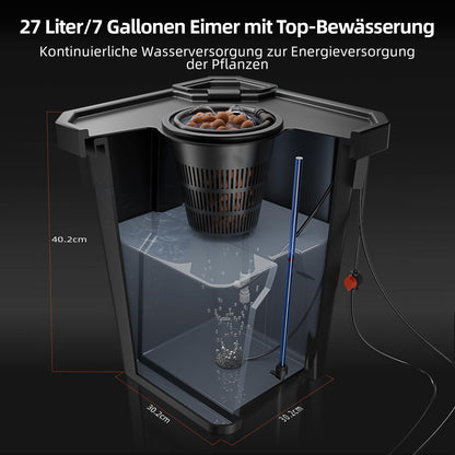 Spider Farmer DWC Hydrokultur Anbausystem 27L - 4 Eimer