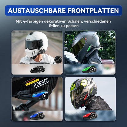 LEXIN G2P Motorrad Bluetooth Headset Helm Kommunikationssystem