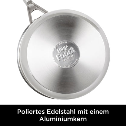 Ninja Foodi ZEROSTICK Edelstahl Bratpfannenset 20/28cm