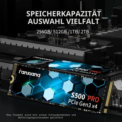 fanxiang S500Pro 512GB interne M.2 NVMe SSD PCIe 3.0, 2280