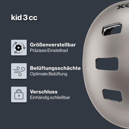 uvex Kid 3 cc Kinderhelm Oak Brown-Octopus matt 55-58 cm