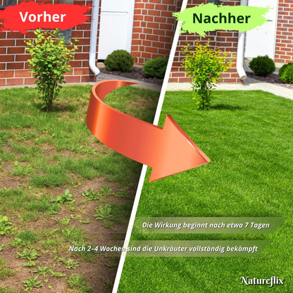Natureflix Rasendünger mit Unkrautvernichter – extra stark 10kg