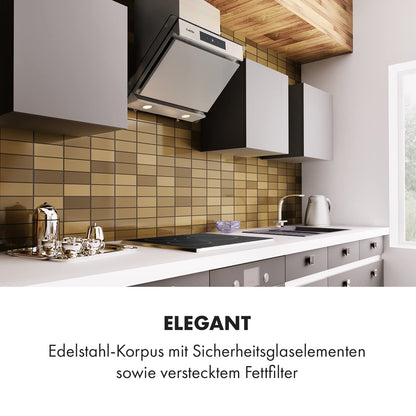 Klarstein Balzac Silent Kopffreie Wandabzugshaube 60 cm