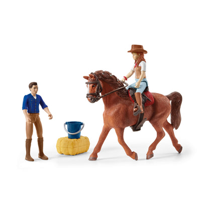 Schleich HORSE CLUB Abenteuer mit Auto und Pferdeanhänger 42535