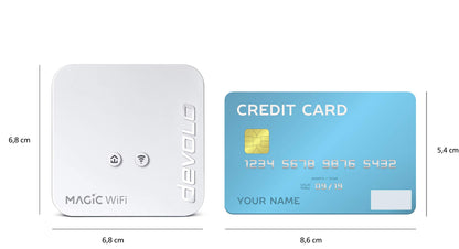 devolo Magic 1 1200 WiFi Mini Powerline Starterkit für Heimnetzwerk – Weiss