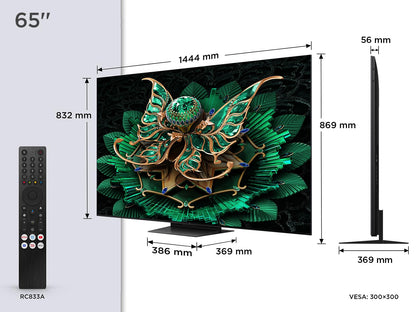 TCL 65C7K QD-Mini LED Fernseher – 65 Zoll Smart Google TV