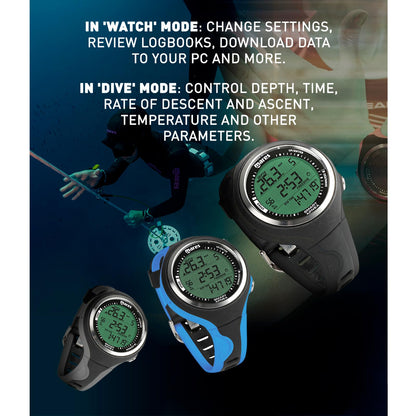 Mares SMART APNEA Dekompression Tauchcomputer - Schwarz/Orange