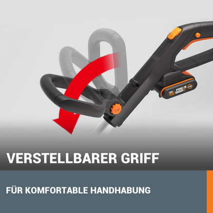 WORX WG163E.3 Akku Rasentrimmer – 2x 2.0 Ah Akkus