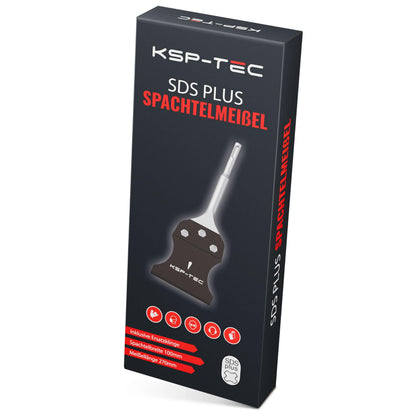 KSP-TEC SDS Plus Spachtelmeissel inkl. Ersatzklinge für Bohrhammer