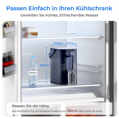 Waterdrop Elektrische Wasserfilterkanne WD-ED01B, 3,5 L, Blau