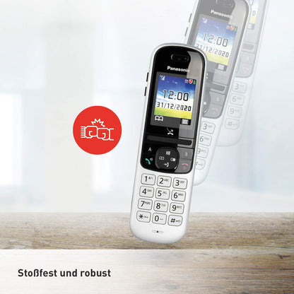 Panasonic KX-TGH722GS DECT Telefon Duo - Schwarz