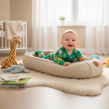 Totsy Baby Babynestchen Minky – Nestchen für Neugeborene, Khaki