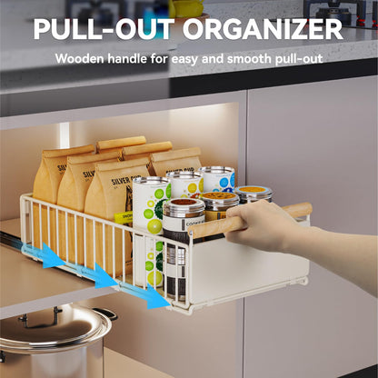 iHomara Schubladen-Organisator 2 Stk. Metall 53x30x16cm