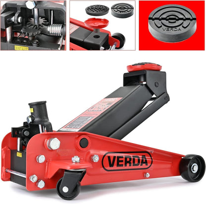 Verda Rangierwagenheber hydraulisch 3T Doppelpumpe tief