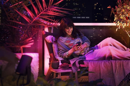 Philips Hue White & Color Ambiance Lily Gartenspot 4er Set Schwarz