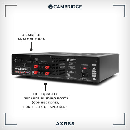 Cambridge Audio AXR85 85W Stereoreceiver - Lunar Grey