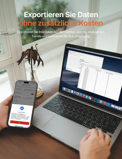 X-Sense WLAN Thermo-Hygrometer STH0A41 für innen mit Basisstation