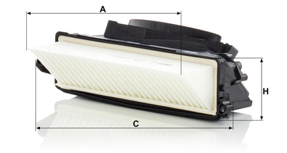 MANN-FILTER C 29 035-2 Luftfilter PKW Transporter - 2er Set