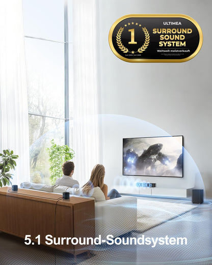 ULTIMEA Aura A50 Pro 5.1 Kanal Soundbar Dolby Atmos