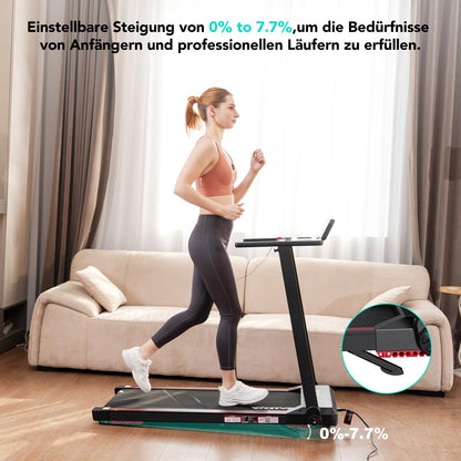 CITYSPORTS Walking Pad Klapp-Laufband elektrisch – schwarz 12 km/h