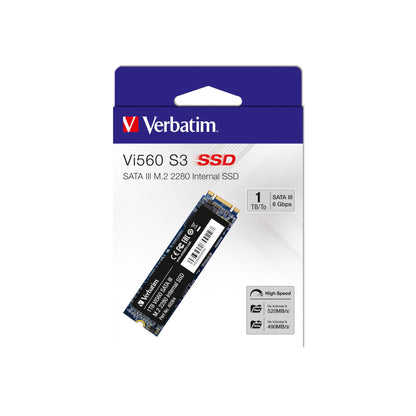 Verbatim Vi560 S3 SSD-Laufwerk M.2 2280 SATA III - 1 TB