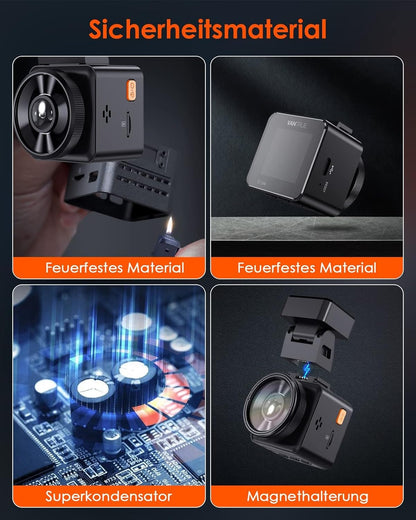 VANTRUE E1 Lite Mini Dashcam 1080P HDR mit WiFi und GPS