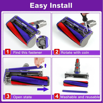OMYOPY Softwalze Bodendüse Ersatzteil für Dyson V7 V8 V10 V11 V15
