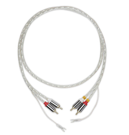 Pro-Ject Connect it Phono E Phonokabel mit Masseleitung, 1,23 m, Stereo-NF-Signalleitung für Plattenspieler