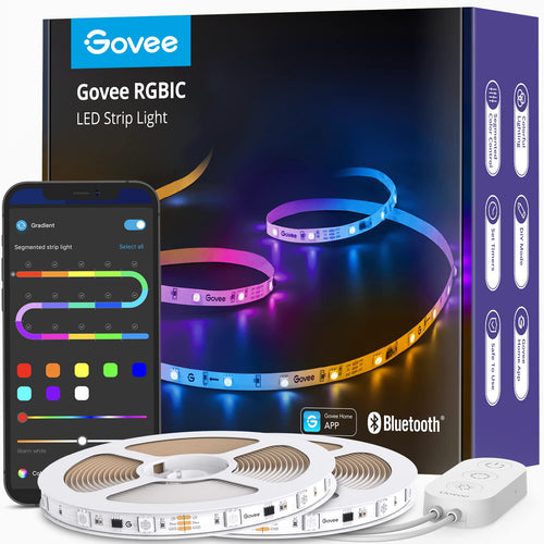 Govee RGBIC LED Streifen Musik Sync & App-steuerbar - 20m