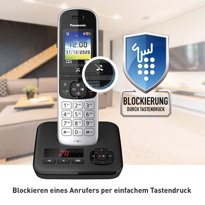 Panasonic KX-TGH722GS DECT Telefon Duo - Schwarz