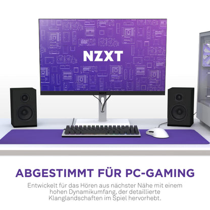 NZXT Relay PC-Gaming-Desktop-Lautsprecher AP-SPKB2-EU Schwarz